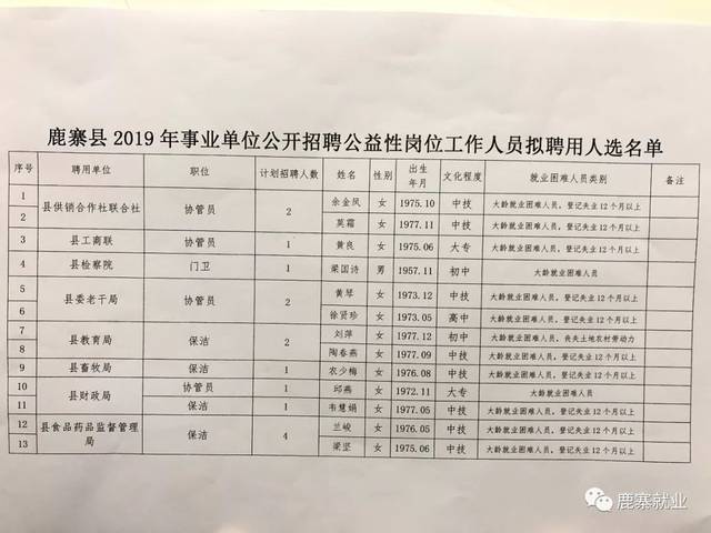 鹿坪村民委员会最新招聘信息详解